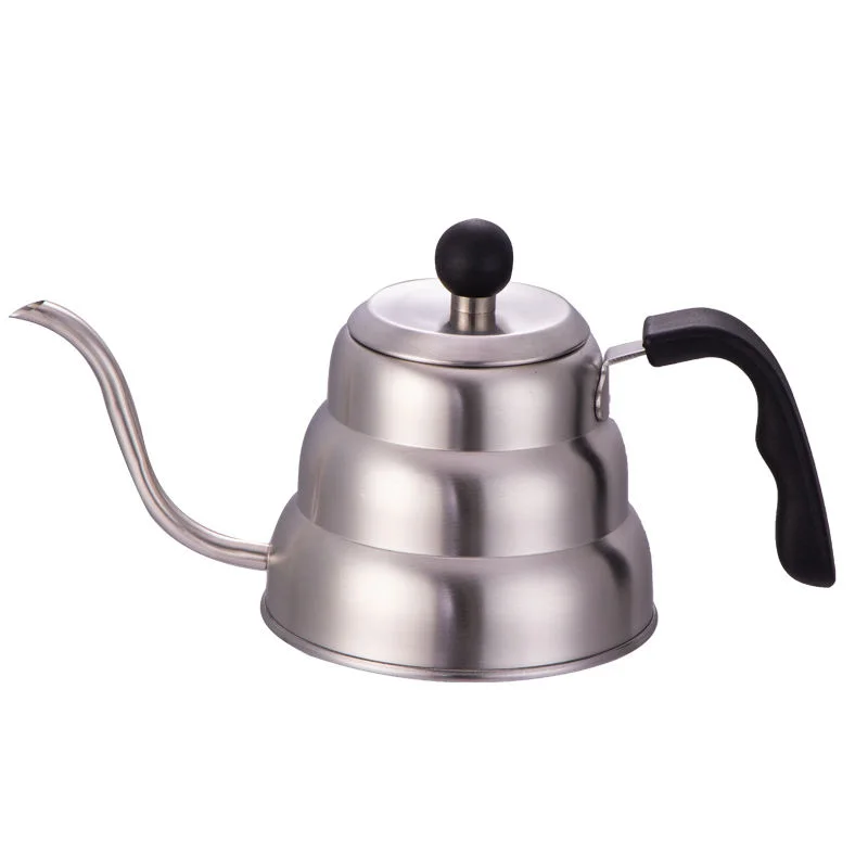 Tea Pot with Thermometer Kitchen Appliances 1.2L Gooseneck Teapot Liquid Kettle Stainless Steel Coffee Drip Tea Kettle