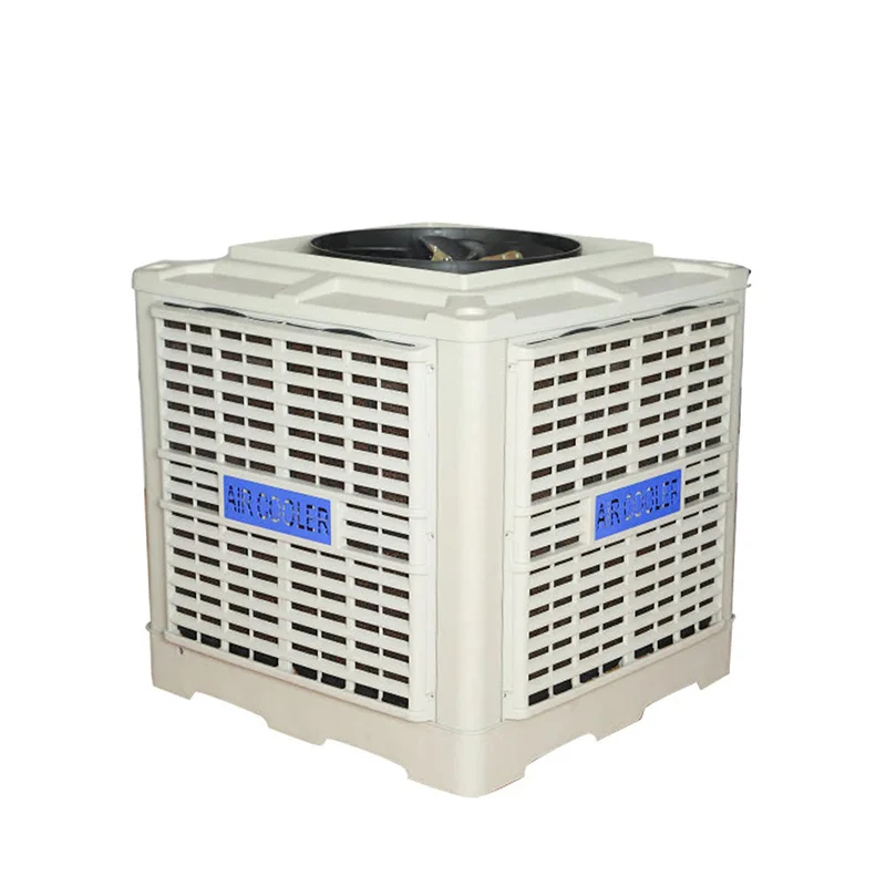 Large mobile industrial air conditioning indoor and outdoor air evaporation cooling system