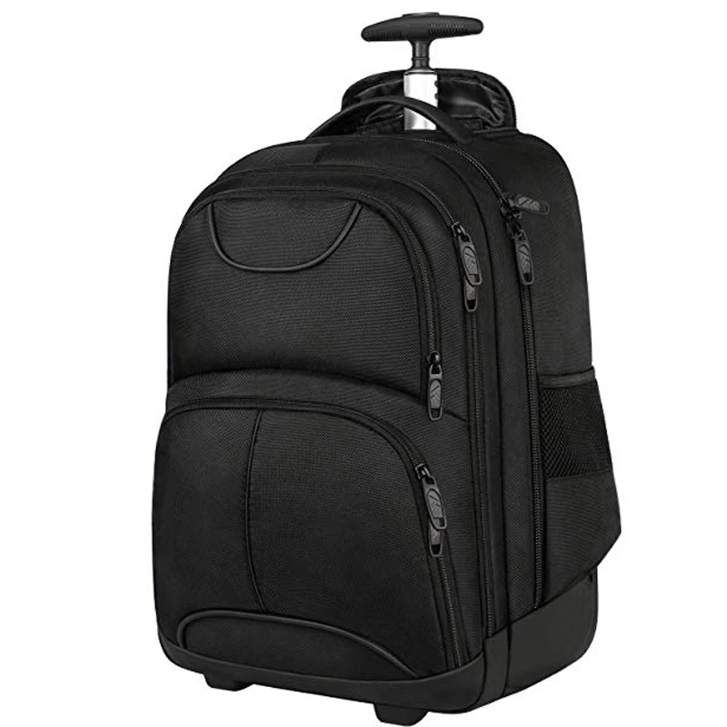 Luggage Business Backpack with Wheels Travel-Friendly Rolling Laptop Backpack for Men Women