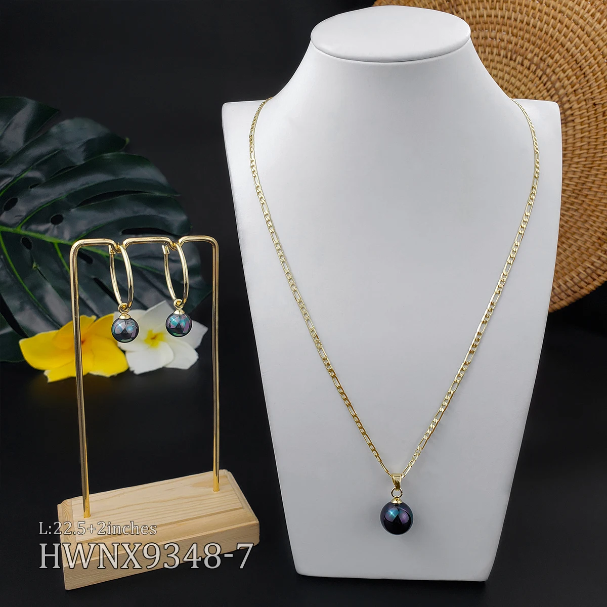 Hot Sale Hawaiian Gold 14K Jewelry Sets Fashion Party jewellery  gold jewels