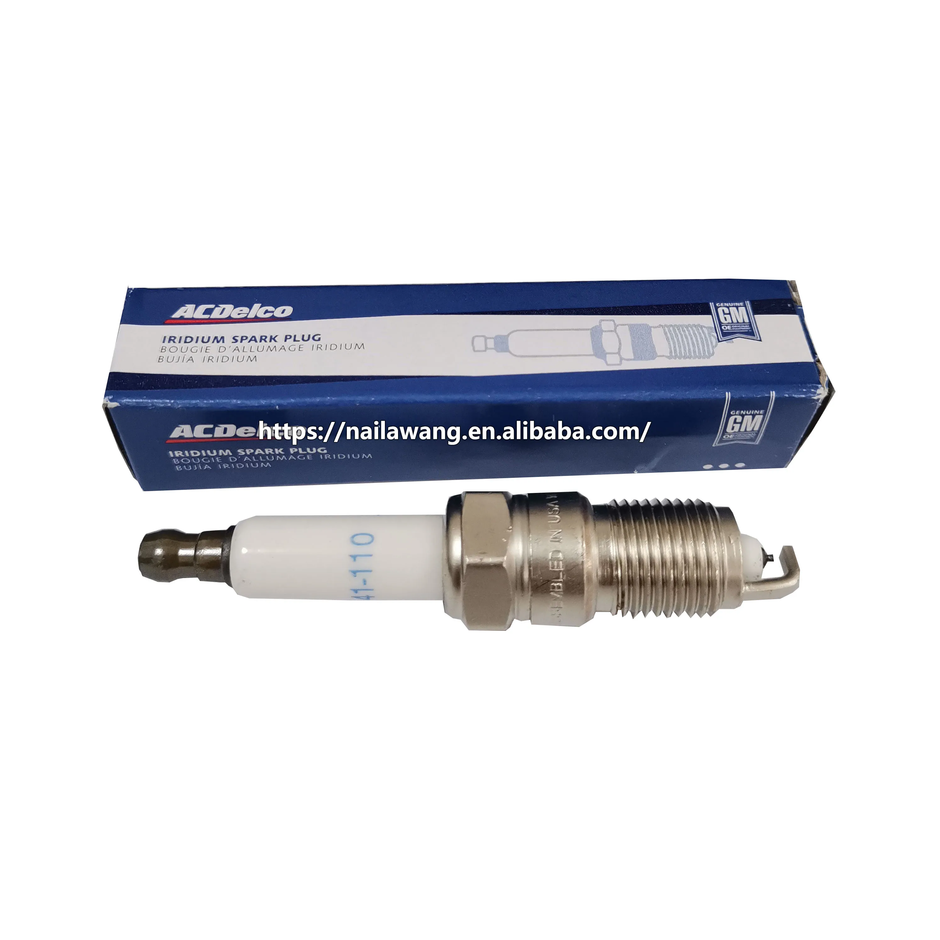 Wholesale price auto engine ignition system spare part bujias de iridio 12621258 41-110 iridium spark plugs for Chevrolet