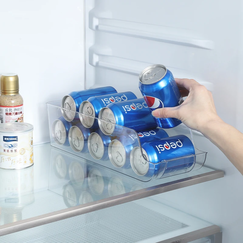 CY Clear Vegetable Food Refrigerator Drink Storage Box Acrylic Organizer Kitchen Plastic Refrigerator Organizer Bins