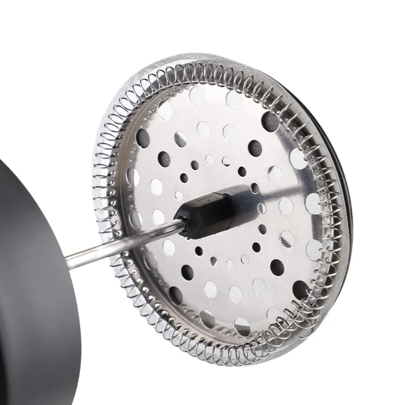 304 Stainless Steel Household High Borosilicate Glass Plastic French Press Tea Maker Coffee Maker