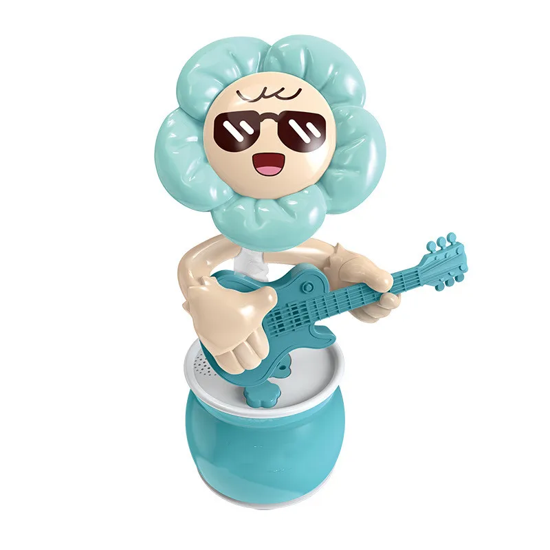 Hot sale funny Musical Toys plastics Plush Dancing Sunflower with