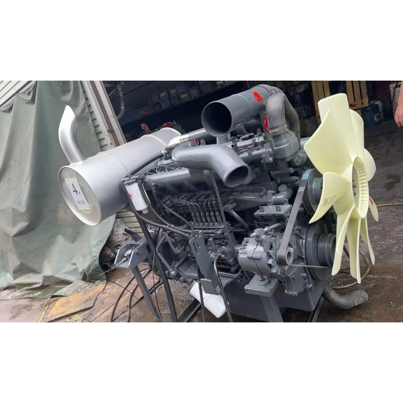 DE12 DE12T Excavator Used  Engine Assembly for Doosan DB58 D2366 D1146 DL08 DE12 DE08 DX480 LC220LCV   Complete Engine Assy