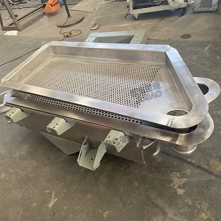 Line vibrating screen wood chips screening machine sand screening machines