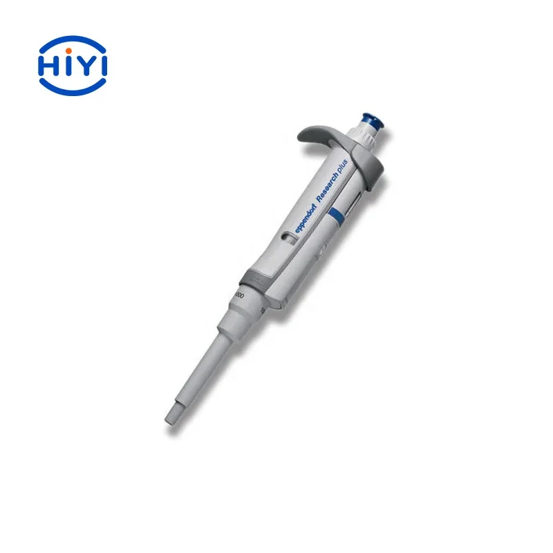 HiYi 100 to 1000 uL Eppendorf Research plus - Mechanical Pipette 1-Channel Variable Blue For Forward And Reverse pipetting