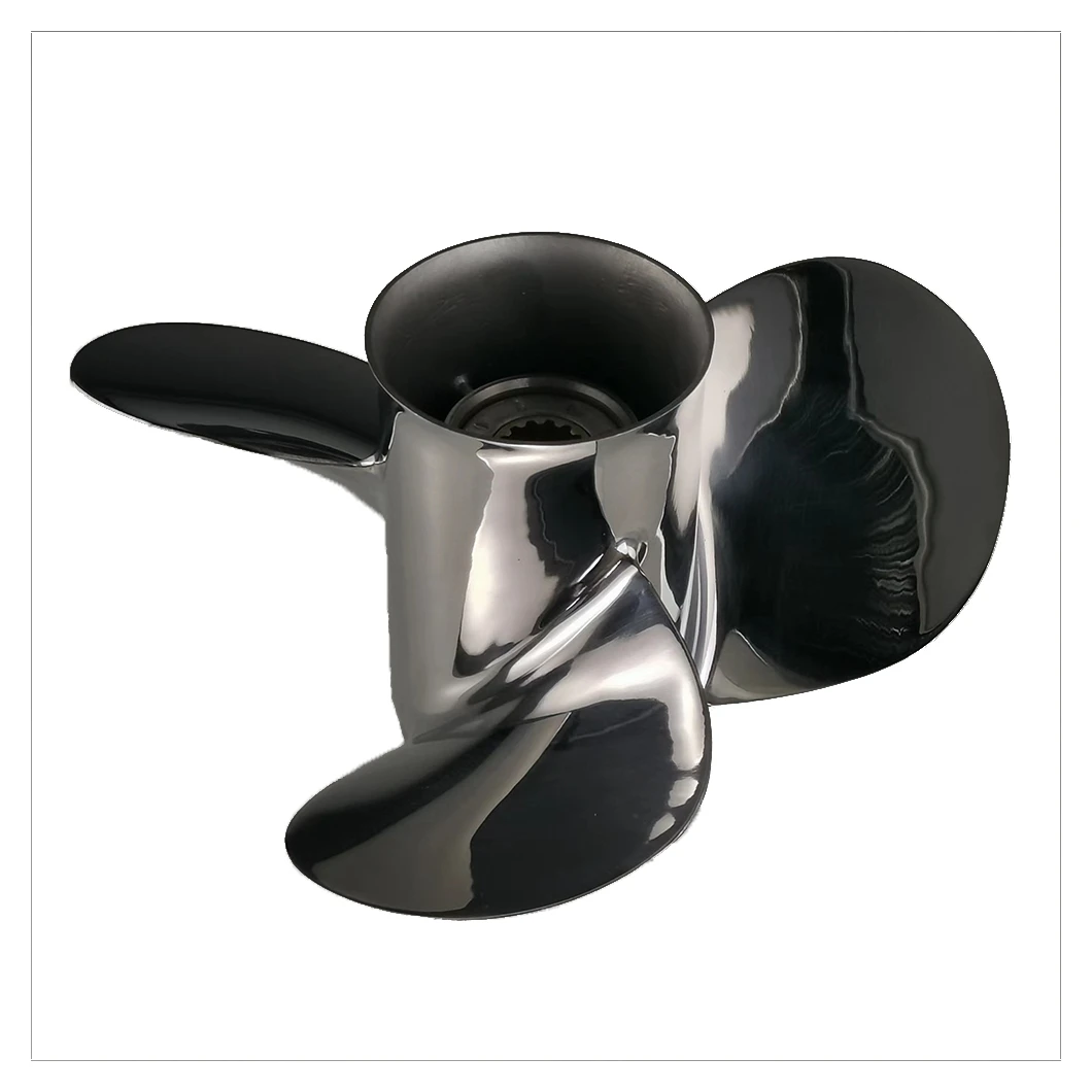 35-65 HP stainless steel boat propeller 11 3/8 x 12 for SUZUKI outboard engine