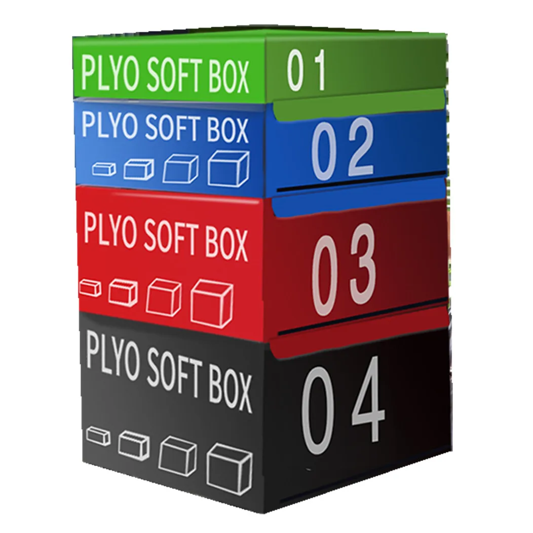ПВХ мягкие прыжки упражнения plyo Коробки plyometric