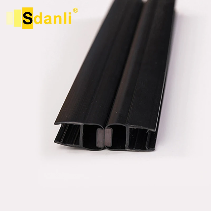 waterproof translucent plastic pvc seal strip door waterproof plastic pvc sealing tape for shower door