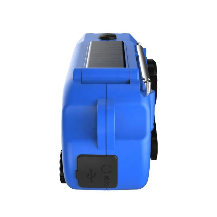 XSY-299 Solar and Hand Crank Multi Band Radio Receivers FM Radio World Receiver Radio with Flashlight NOAA AM/FM