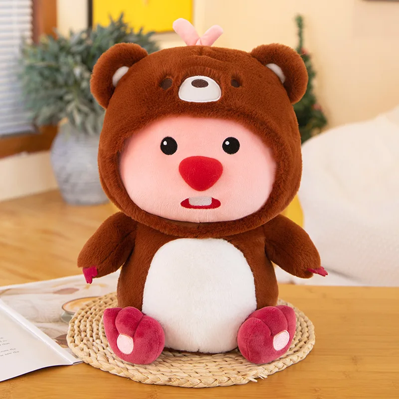 Explosive Cute drag cute beaver Ruby loopy doll plush toy wholesale Bee doll little beaver plush throw pillow children plush toy