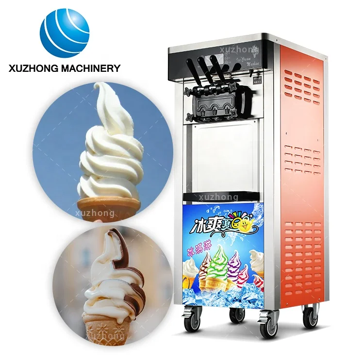 Summer Season Hot Sale3 Flavor Soft Ice Cream Machine Commercial Ice Cream for Sale