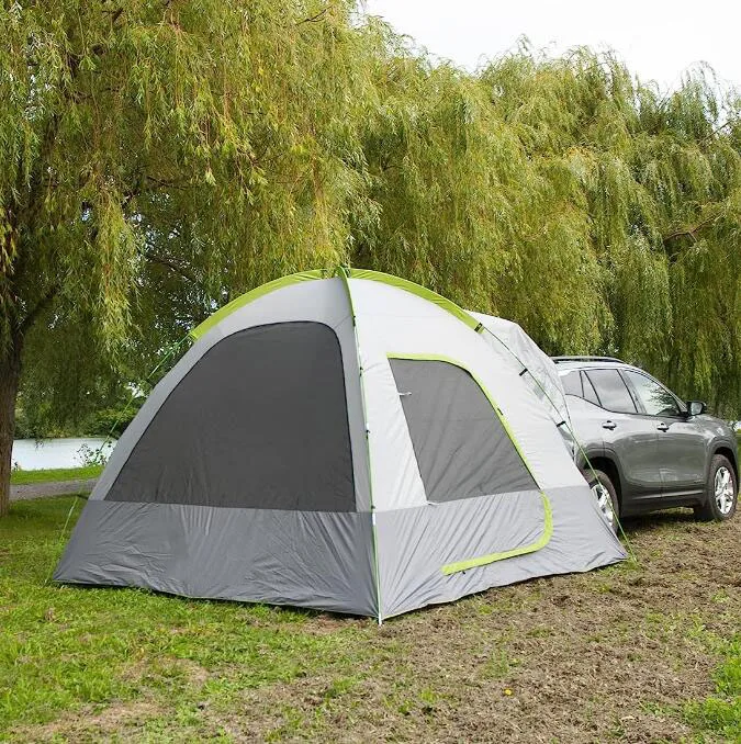 HOTO Waterproof Foldable Camping Outdoor Rear Extension Suv Trunk Tailgate Shade Awning Car Rear Tent Trailer Pickup Truck Tent