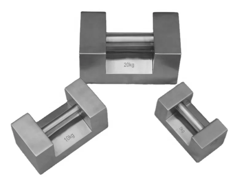 stainless steel rectangular weight 5kg calibration weights F1 handle test weight for metrology laboratory use