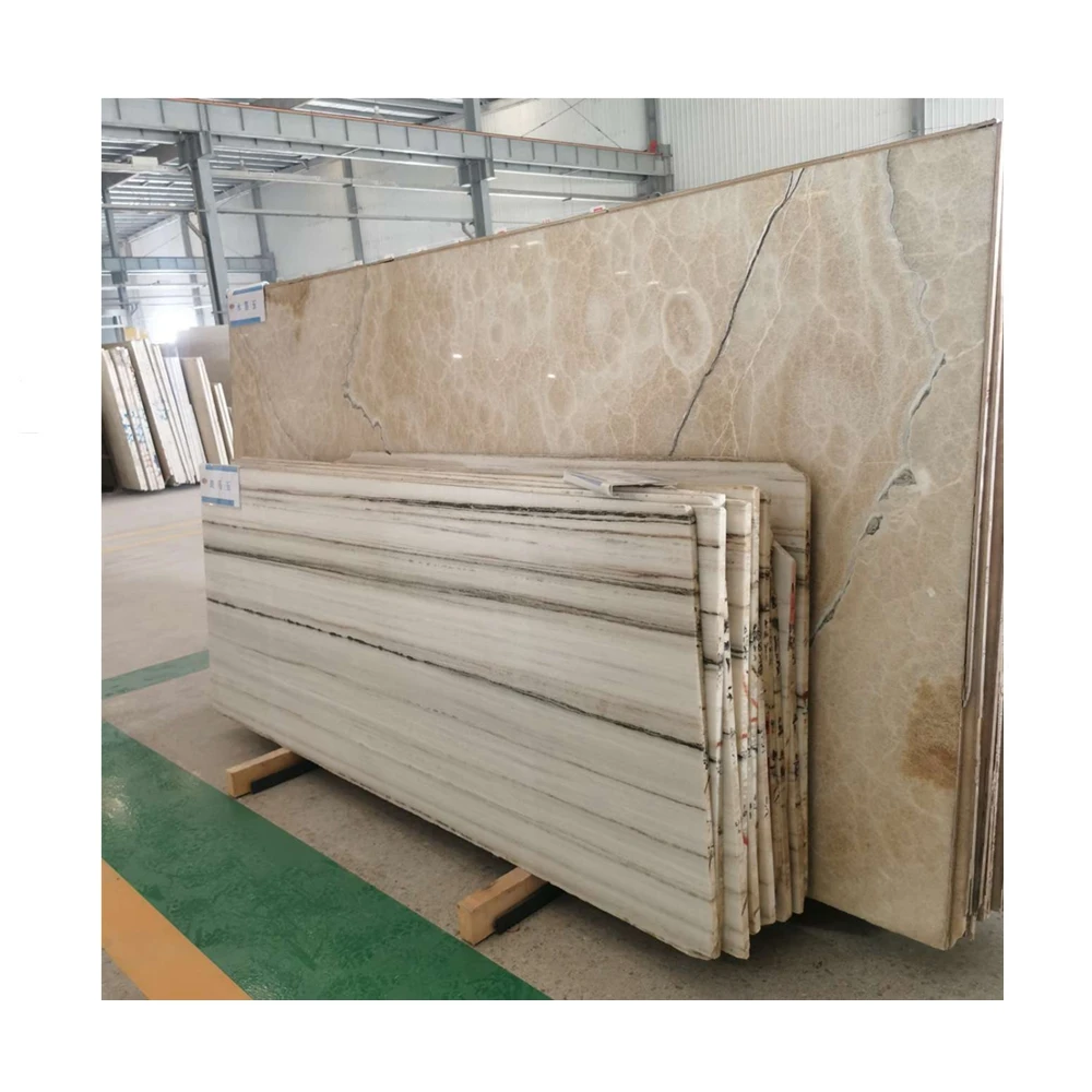 marble light backplate thin slab polished glazed marble look slab wall tiles