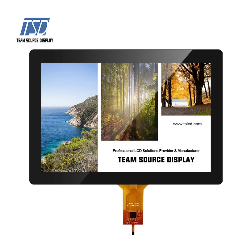 10.1 inch high resolution ips lcd display touch screen module with HD-MI-LVDS Board