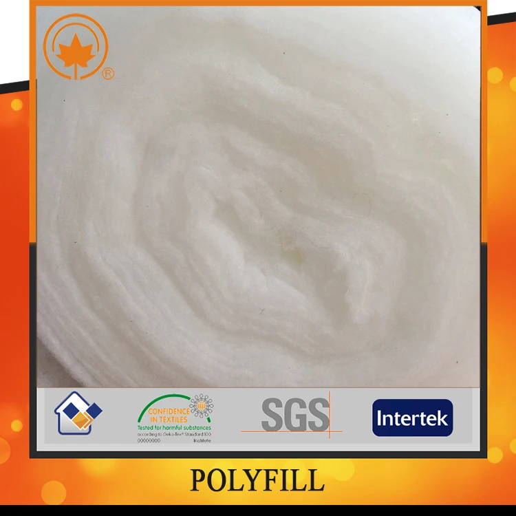 High quality polyester r applicable to filling/wadding for home textile