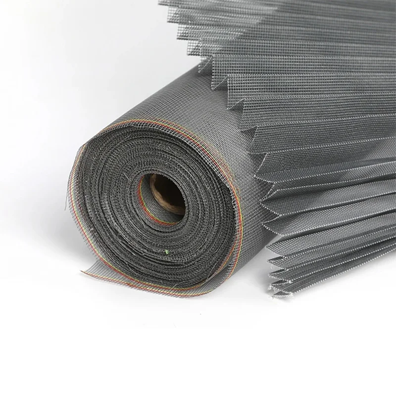 Pleated mesh