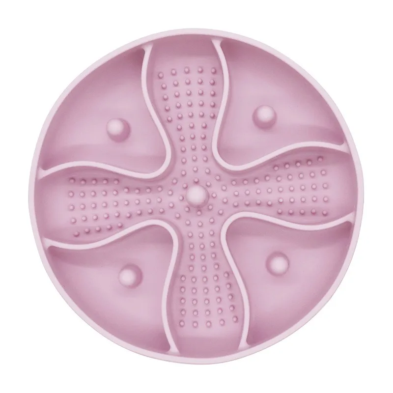 SinSky New Food Grade Slow Feeder Dog Bowl Anti Choking Tableware Silicone Dog Licking Mat for Dog