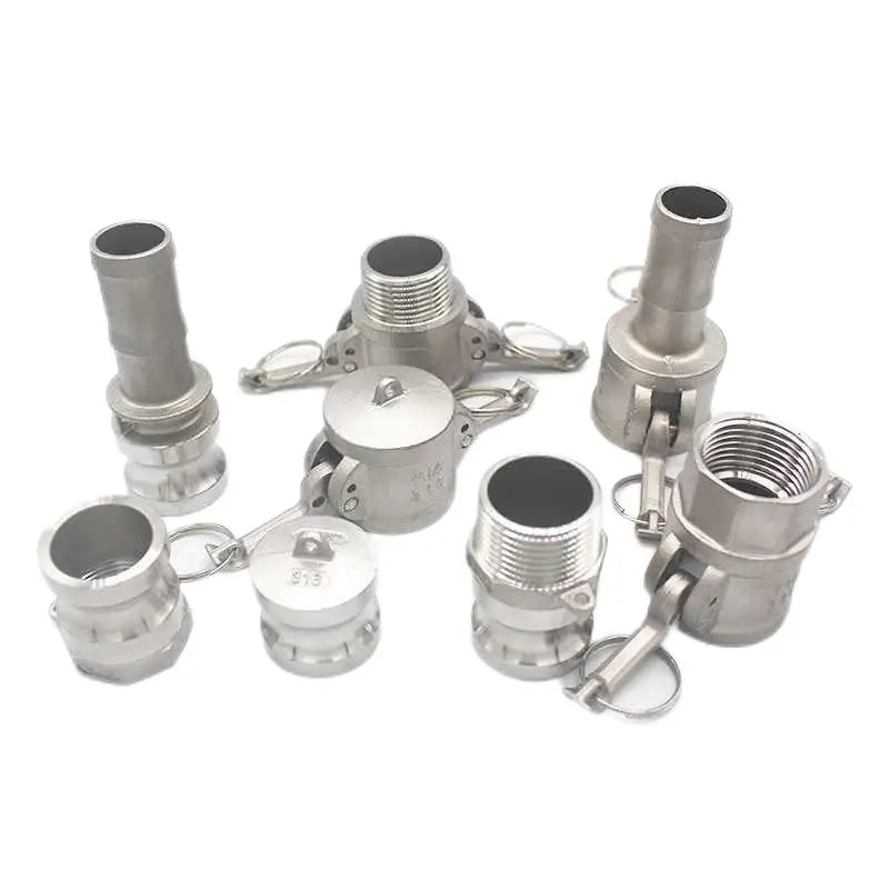 304 stainless steel quick connector Snap snap type b hydraulic pump water pipe with BSPT NPT thread