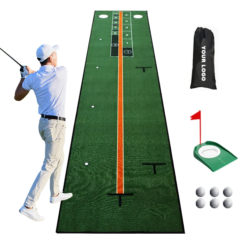 Pgm Wholesale Adjustable Hole And Slope Track Nap Golf Putting Mat
