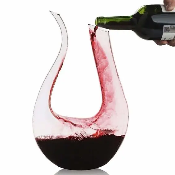  Amazon top seller Lead-Free Crystal Glass Wine Decanter for