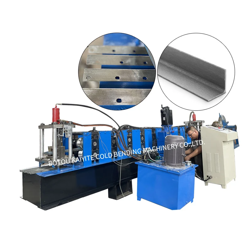 Metal L Angle Construction Structural Hot Rolled Angle Iron Roll Forming Machine