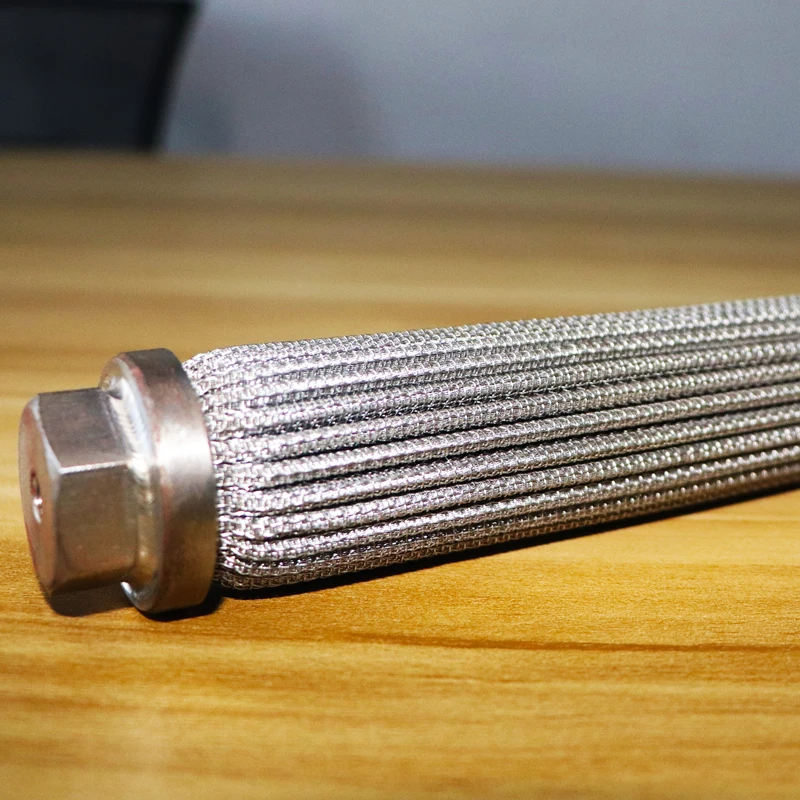 Melt Candle Sintered Fiber Pleated Filter Element Design Stainless Steel New with Competitive Price