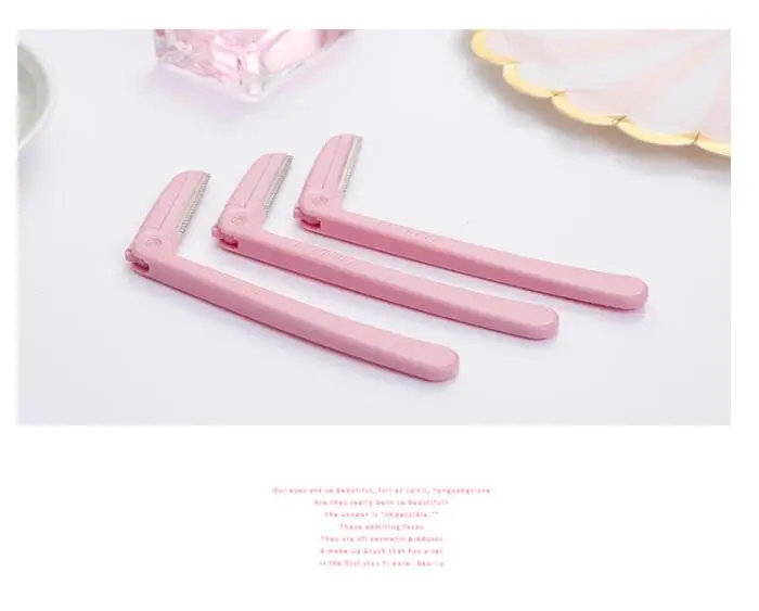 
3Pcs/Set Facial Eyebrow Trimmer Face Hair Razor Beauty Face Eye brow Sharper Shaver Blades 