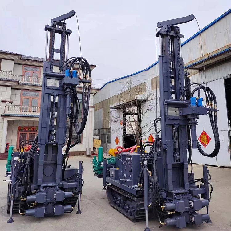 200M Car Mounted Well Drilling Machine Hydraulic Bore Hole Mining 300M Drill Rig