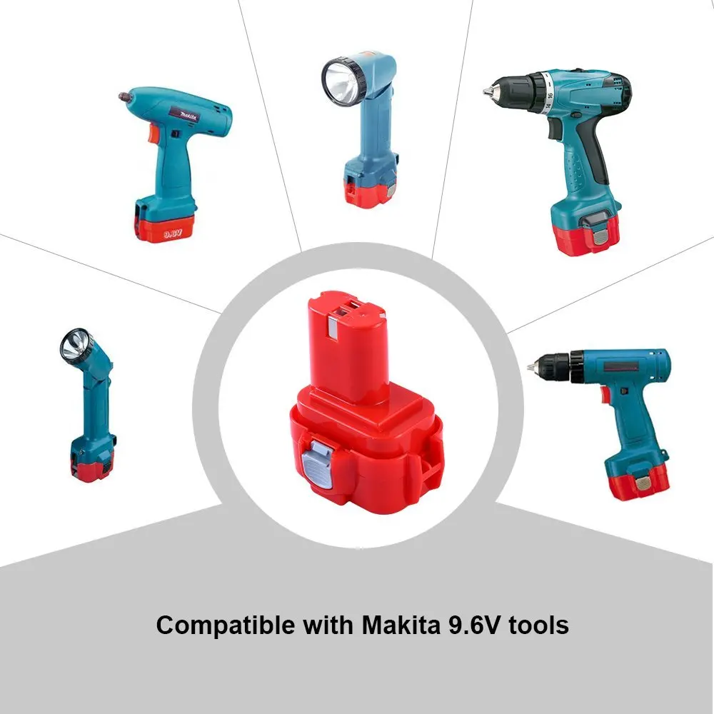 For Makitas NI-MH battery ML9120 9.6V 2000mAh 3000mAh cordless electric tool battery For Makita cordless drill replacement
