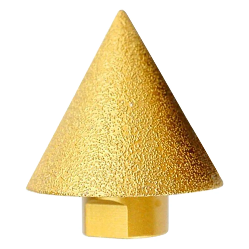 M14 Conical umbrella diamond chamfering machine brazing hole opener for various stone drilling and expanding drill bits