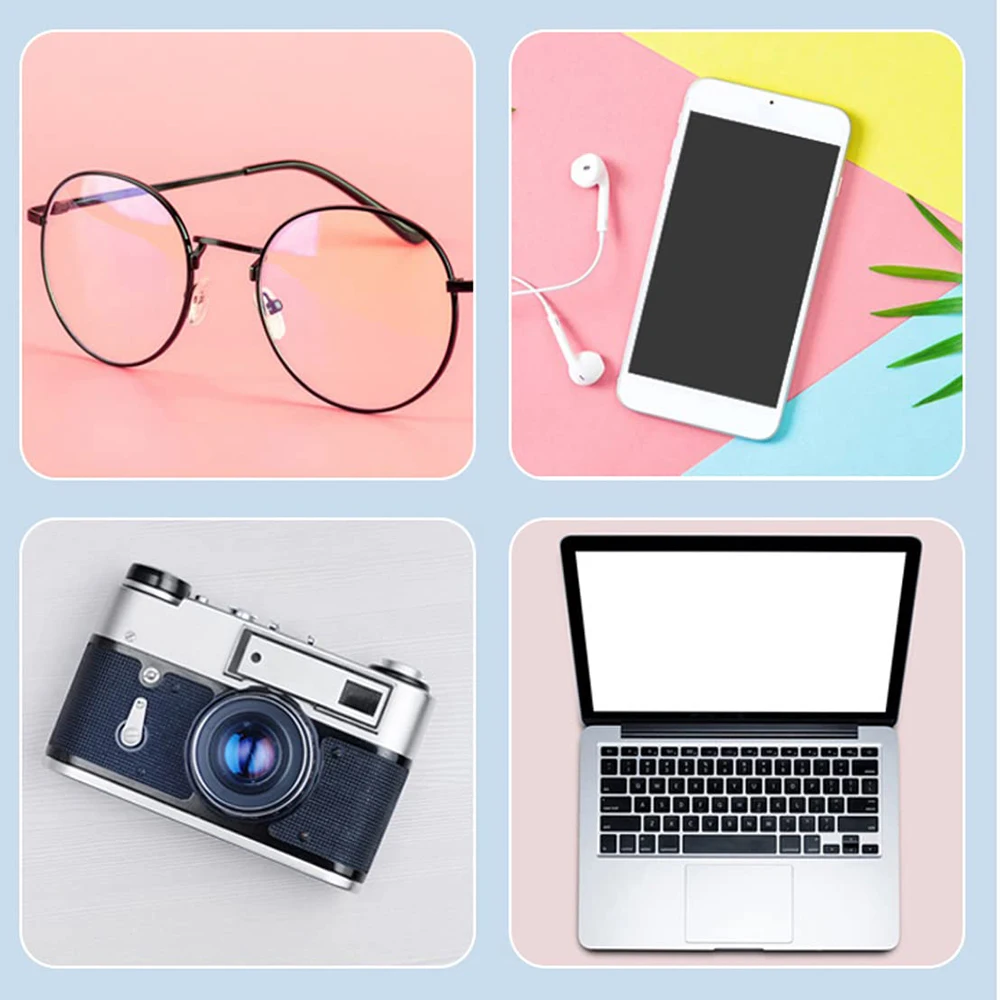 Microfiber Cleaning Cloths for Electronics, Micro Fiber Camera Lens Cleaning Cloth Glasses Screens Eyeglasses