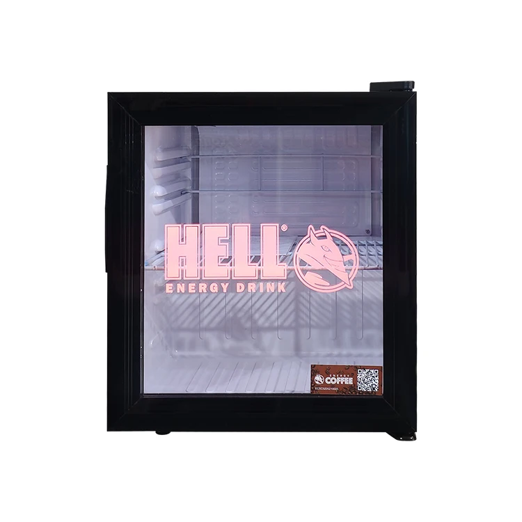 Meisda SC52 52L Customized Mini Refrigerator Portable Stainless Steel Display Cooler with Electric Compressor