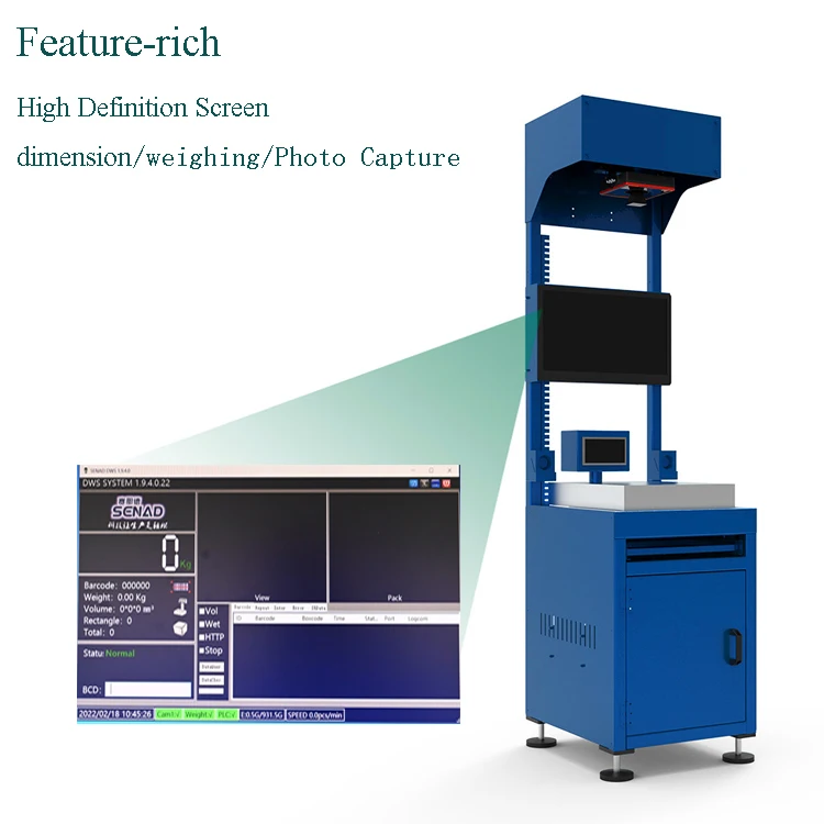 Warehouse Equipment Dimension Scale Weigh Counting Machine Product Dimension And Weight Scanner