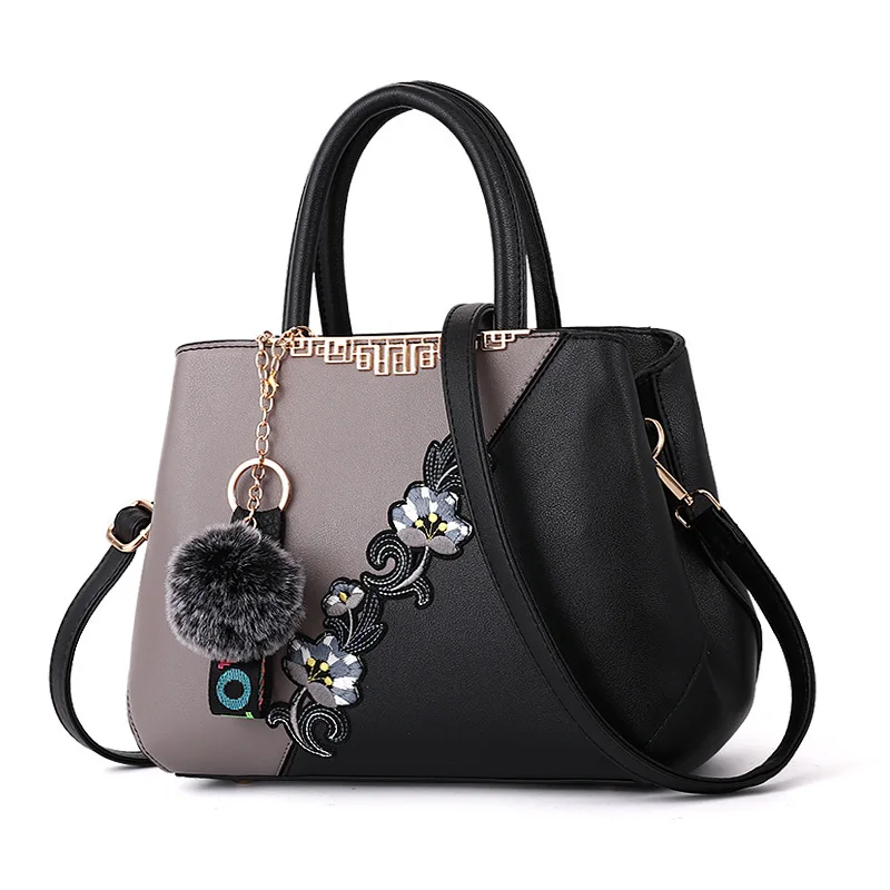 
handbags Contrast color ladies handbags shoulder messenger bags fashion manufacturers 