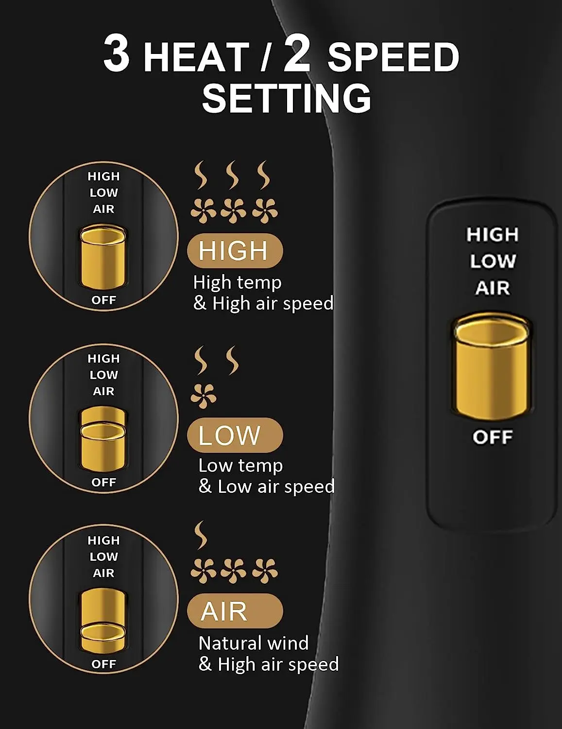 ULELAY  Multi Function Electric Blow Dryer Hot Air Negative Ion Hair Straightener Comb Brush 3 in 1 Hair Dryer Brush