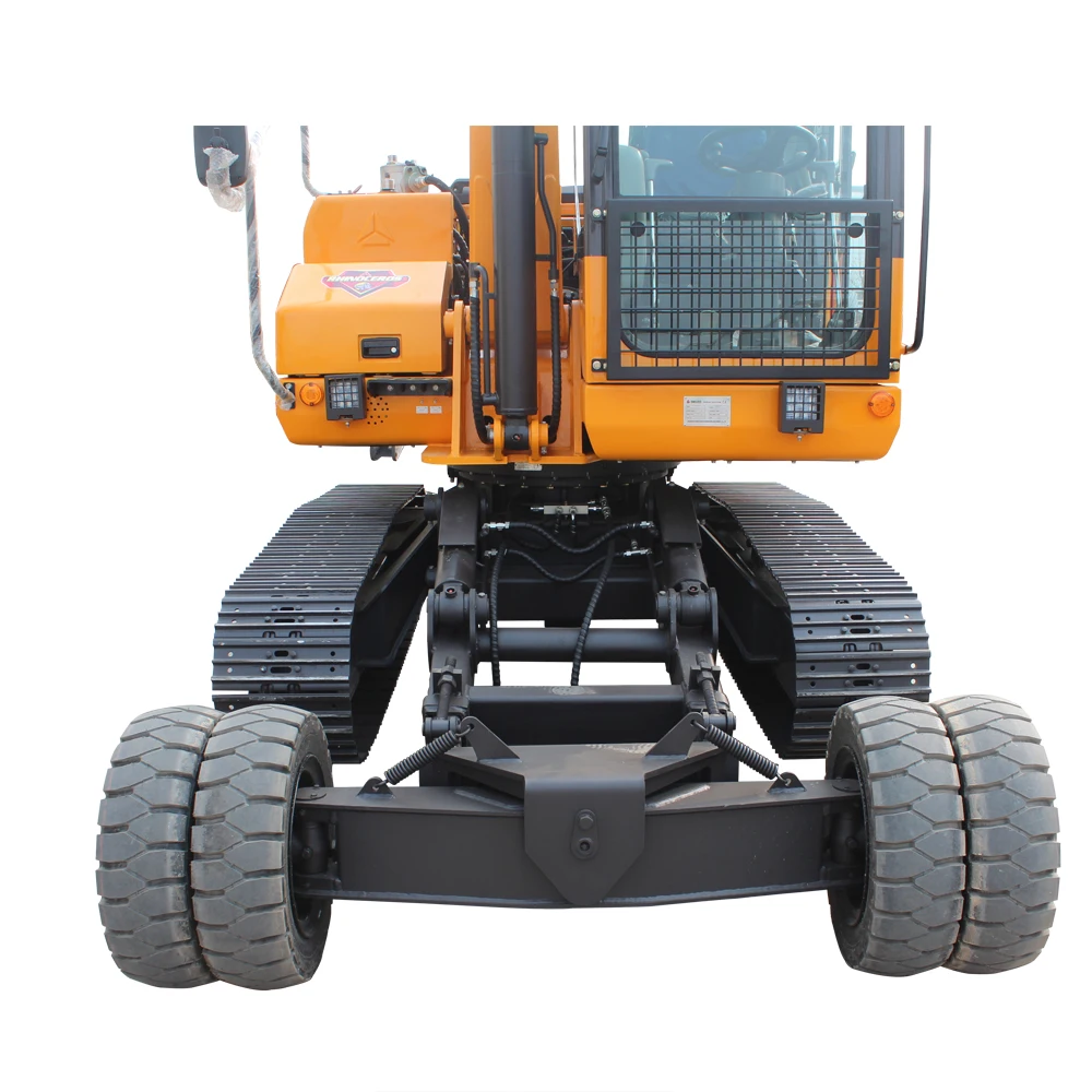 Rhinoceros 9 ton Small Crawler Excavator X9 Wheel Excavator South Africa sale