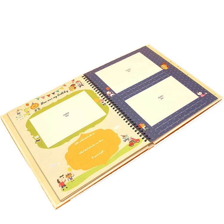 Custom Print First Year Baby Memory Record Book and Baby Journal Book printing