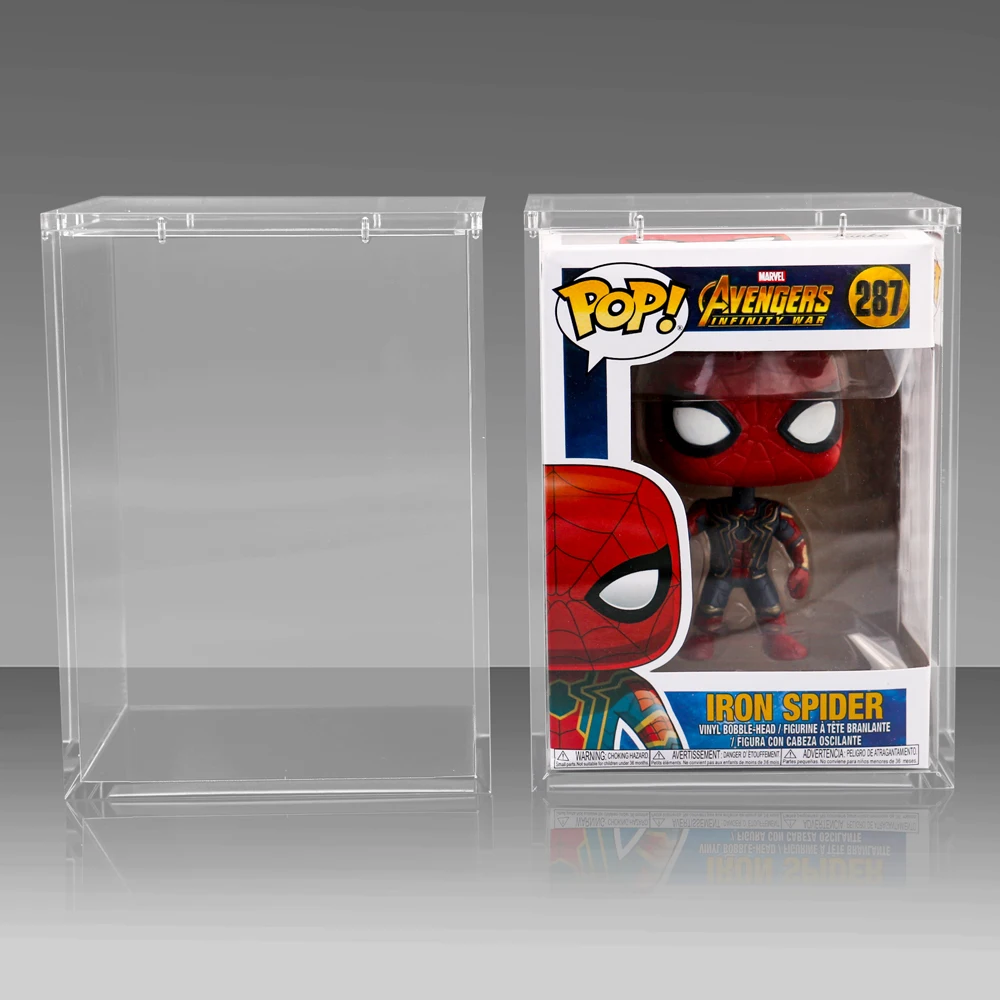 Small MOQ 4inch Funko Pop Premium Protectoren Acryl Schutzhullen Hardcases Hard Stack Protektoren Protector Hardcase Acrylic Box