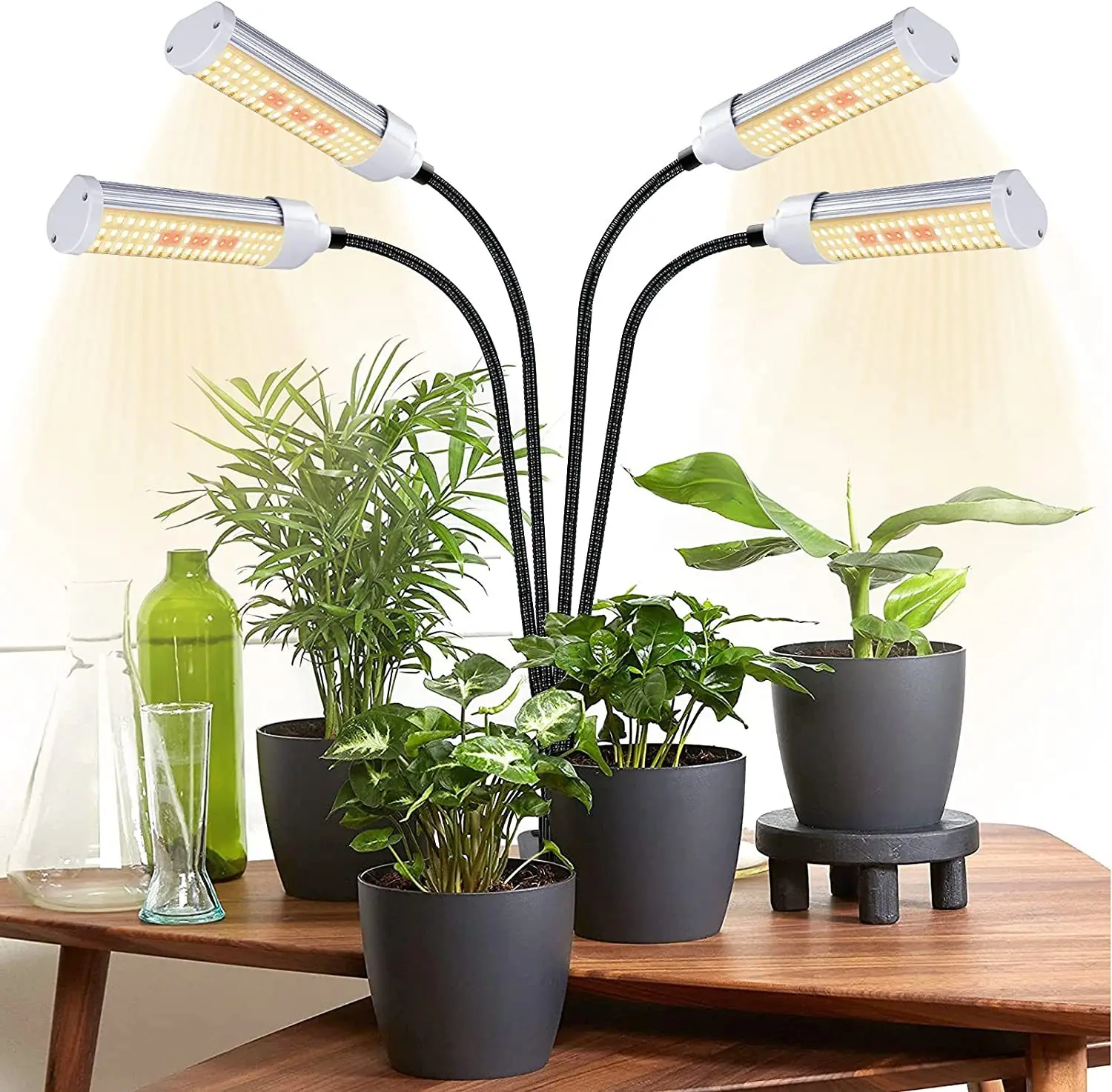 High Quality Auto On Off Timing Full Spectrum Clip Plant Growing Lamp With Blue Red Led For Indoor Plant Growth Led Light