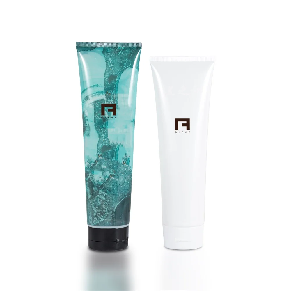 80ml empty cosmetic packaging tube for lotion transparent  shampoo  cosmetic tube container soft for sunscreen packaging