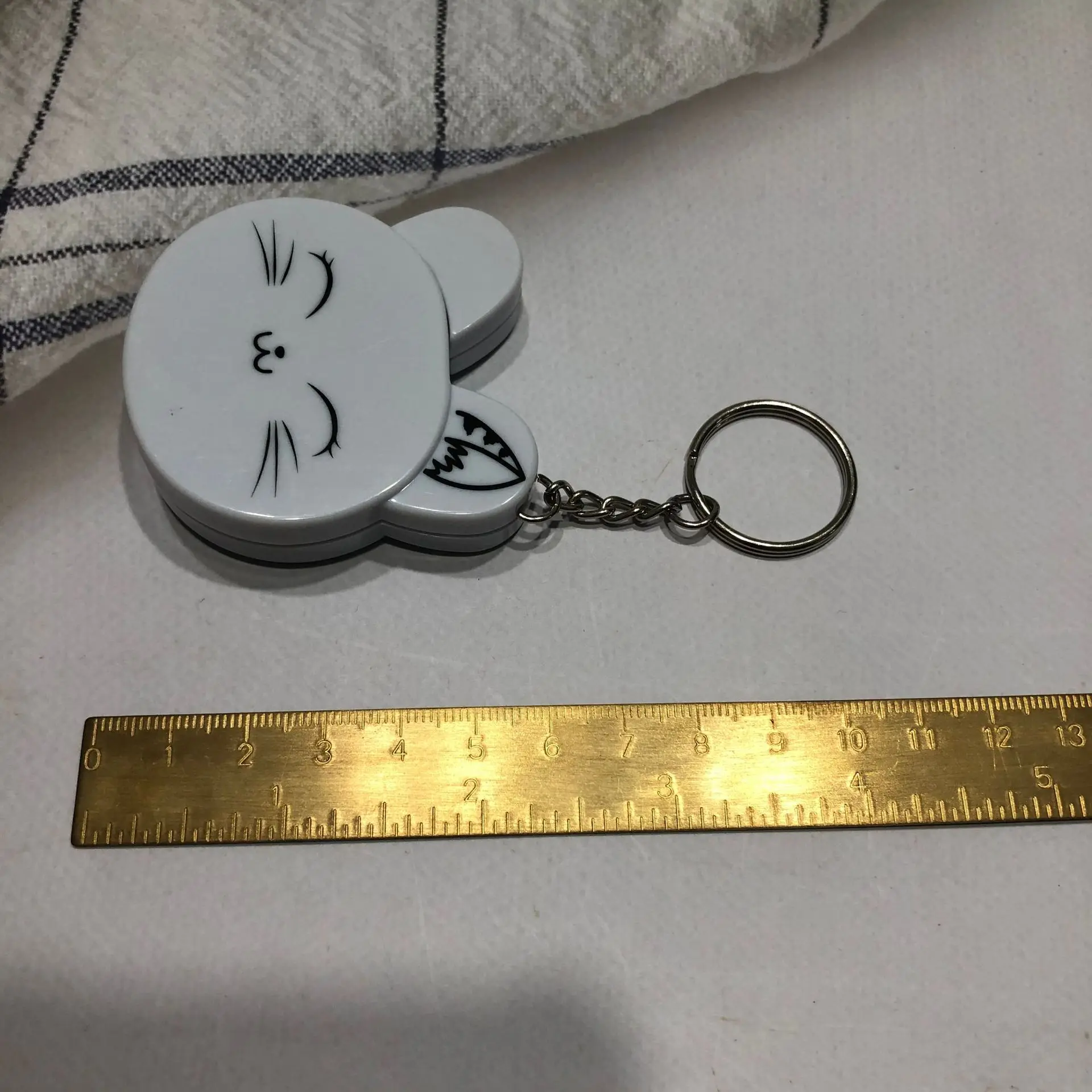 Manufacturers direct sales small fox fairy tape measure 1.5 meters gift shrink leather tape