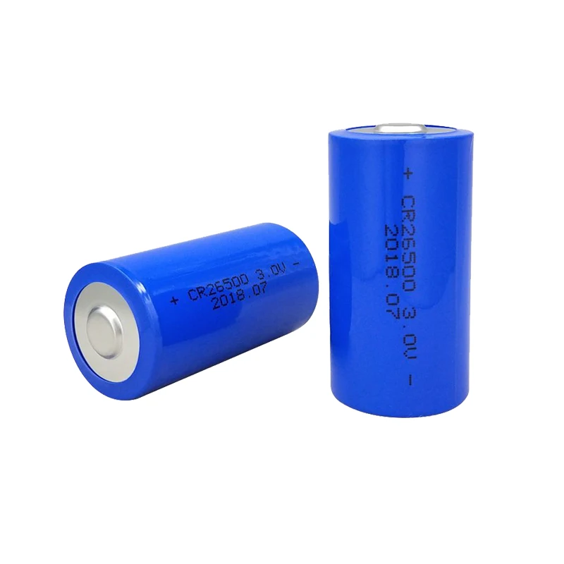 Первичная литиевая марганцевая батарея CR26500 3V6000mAh с длительным сроком службы и низким саморазрядом li-mno2 основная cr26500 3v C