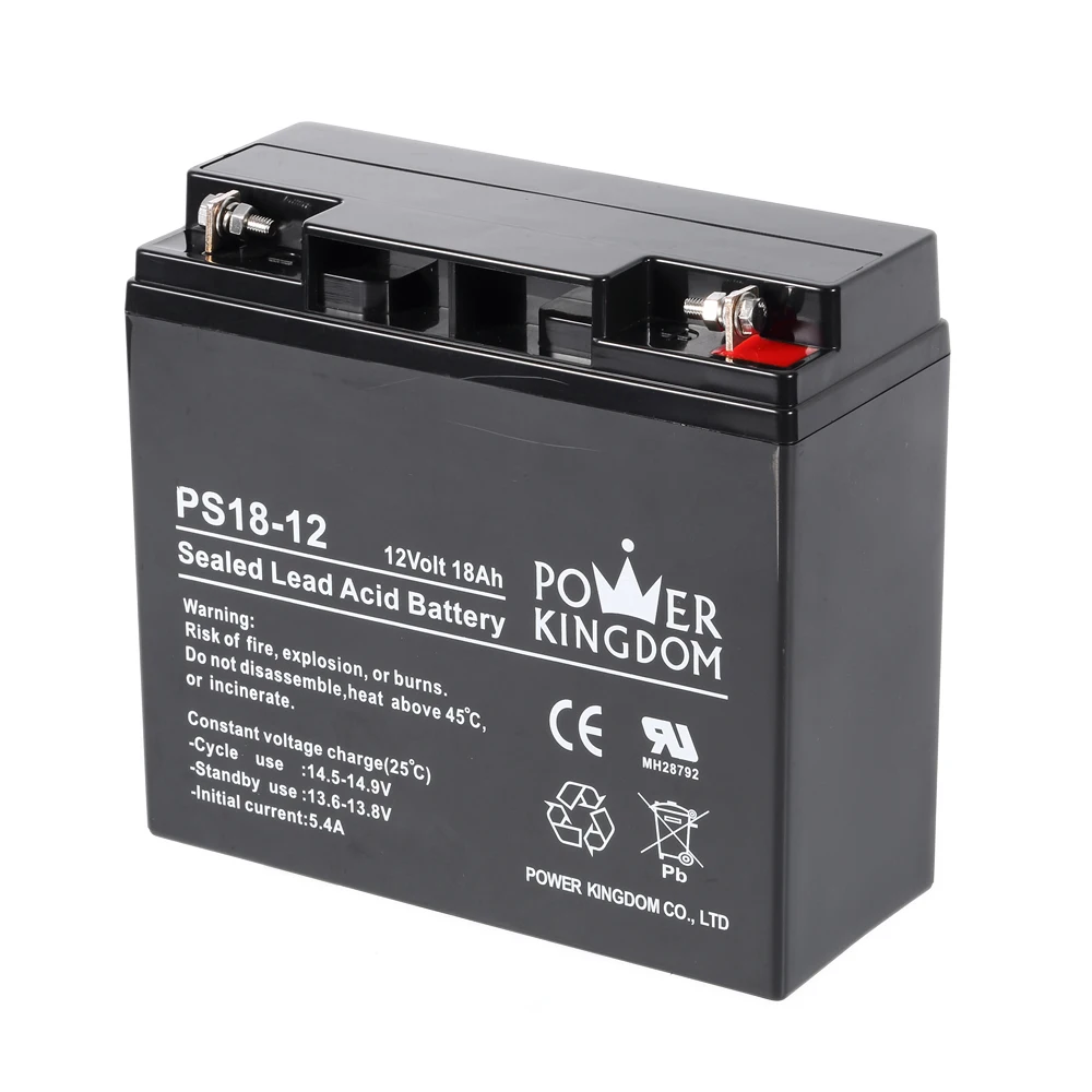 AGM Buy New Replacement SLA Battery 12V 18AH 12 Volt 18 Amp UL Lead Acid Battery Support Power Kingdom or OEM 12 Months,1 Years