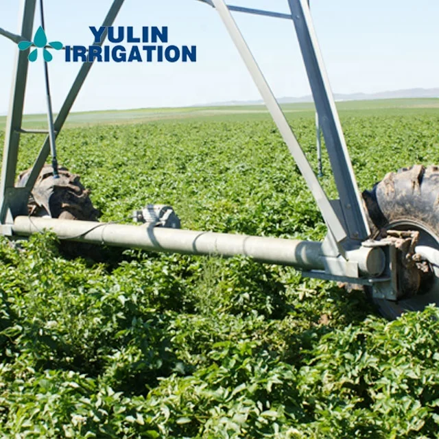 Center pivot irrigation system sprinkling machine for agriculture