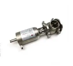 Sanitary Stainless Steel 90 Degree Angle Single Seat Tank Bottom Valve