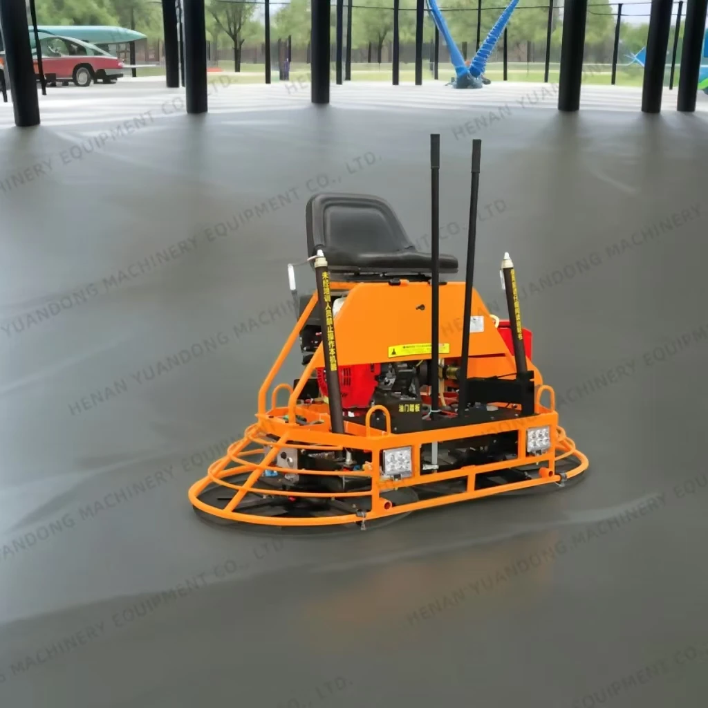 Gasoline Engine Trowel For Enhanced Finishing Good Performance Concrete Ride on Power Trowel