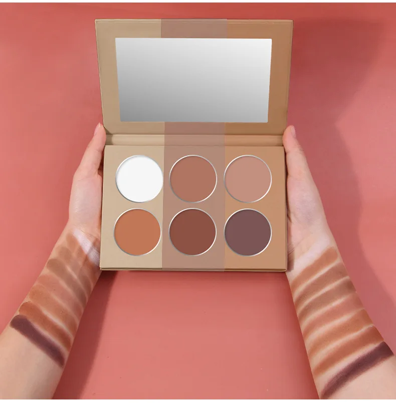 Makeup Princess Custom DIY Highlighter Blush Palette No Logo rubor resaltador Contour Blush Highlighter For Makeup